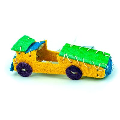 A&E Cage Nibbles Loofah Racecar Small Animal Toy, NB032