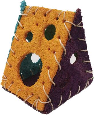 A&E Cage Nibbles Loofah Chz House Small Animal Toy, NB033
