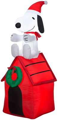 Gemmy Airblown Outdoor Inflatable Snoopy on Dog House