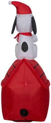 Image showing  Airblown Outdoor Inflatable Snoopy on Dog House