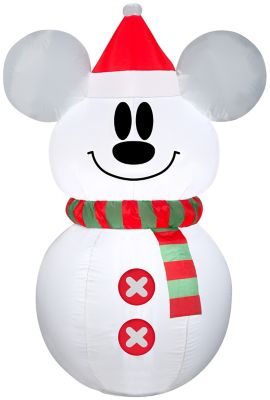 Gemmy Airblown Outdoor Inflatable Mickey Mouse Snowman