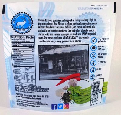 Image showing  Venison Jerky Character Bag, 2.1 oz.