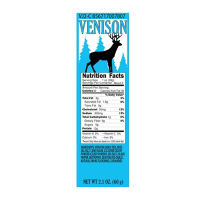 Image showing  Venison Jerky Character Bag, 2.1 oz.