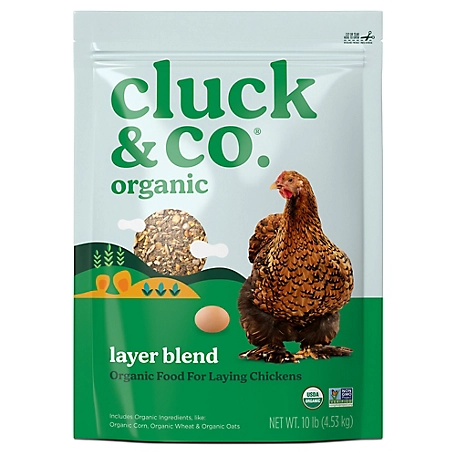 Cluck & Co. Organic Layer Blend Chicken Feed, 10 lb. Bag