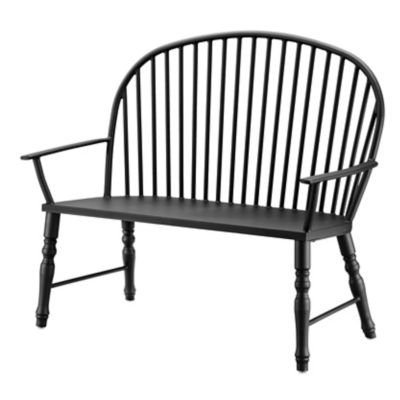 Red Shed 46 in. x 24.25 in. Outdoor Metal Windsor Bench