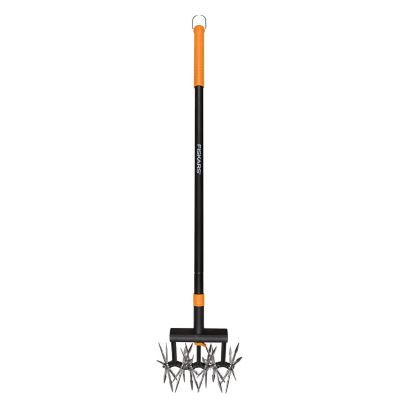Fiskars Telescoping Extended Reach Rotary Cultivator