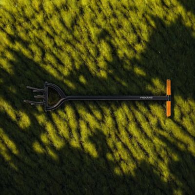 Image showing  11.5 in. Extended Reach Manual Tiller