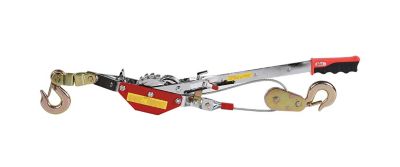 FITHOIST 2-Ton Steel Cable Puller - 4408 Lb Capacity Wire Rope Come Along Tool For 5/32"-7/8" Cables