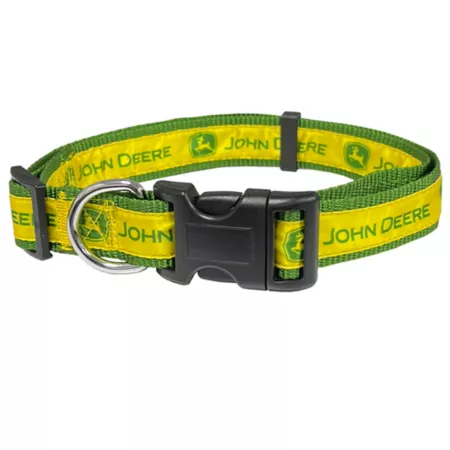 Pets First John Deere Satin Pet Collar Dog Basic Collars