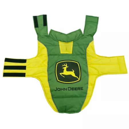 Pets First John Deere Puffer Pet Vest Dog Coats & Jackets