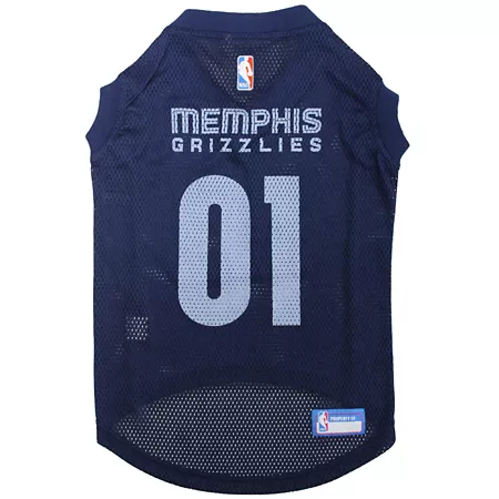 Pets First Memphis Grizzlies Pet Mesh Basketball Jersey Dog Jerseys