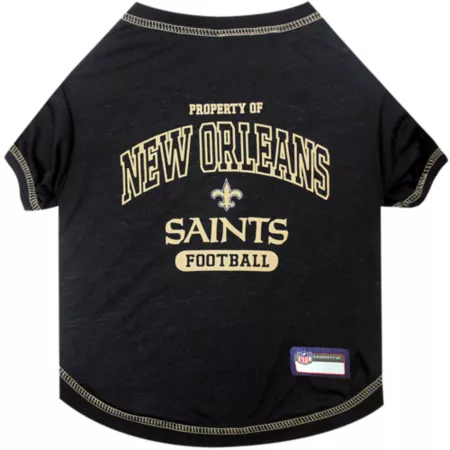 Pets First NFL New Orleans Saints Pet T-Shirt Dog Shirts