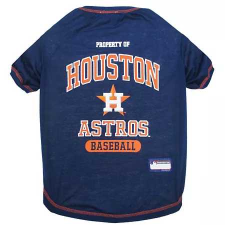 Pets First Houston Astros Pet T-Shirt Dog Shirts