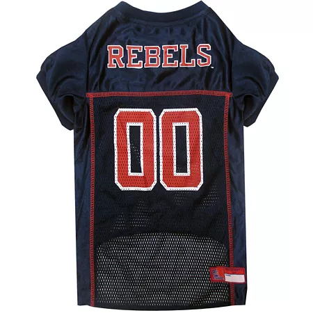 Pets First Ole Miss Pet Jersey Dog Jerseys