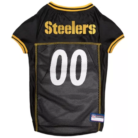 Pets First NFL Pittsburgh Steelers Pet Mesh Jersey Dog Jerseys