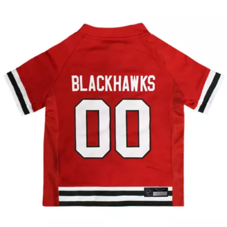 Pets First Chicago Blackhawks Pet Jersey Dog Jerseys