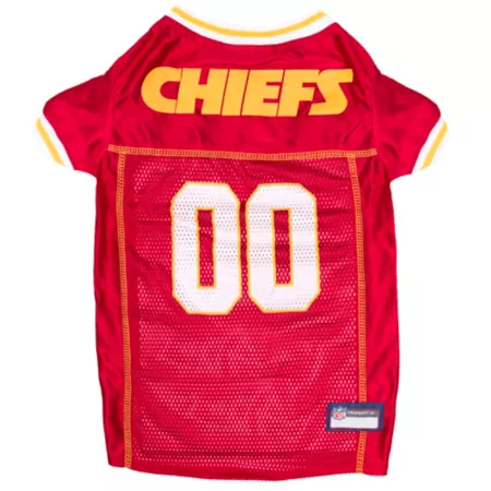 Pets First NFL Kansas City Chiefs Pet Mesh Jersey Dog Jerseys