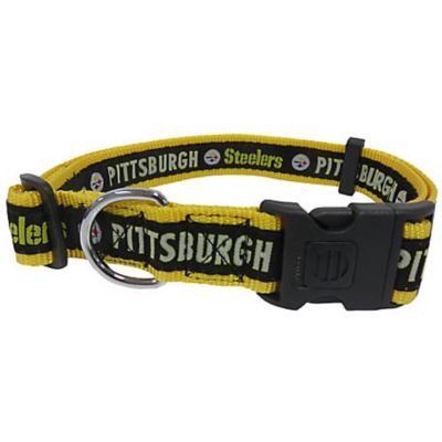 Pets First NFL Pittsburgh Steelers Pet Collar -  PIT-3036-LG