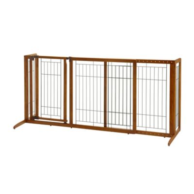 Richell Deluxe Freestanding Pet Gate, Medium