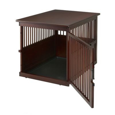Image showing  1-Door Wooden End Table Pet Crate, Large, 41.5 in.
