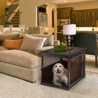 Image showing  1-Door Wooden End Table Pet Crate, Large, 41.5 in.