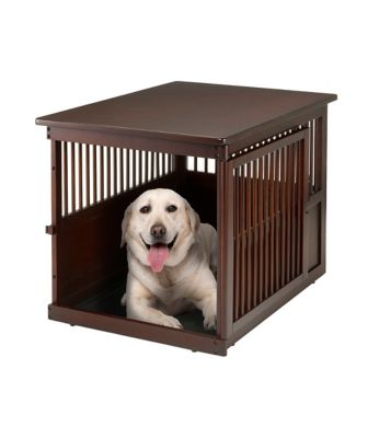 Image showing  1-Door Wooden End Table Pet Crate, Large, 41.5 in.