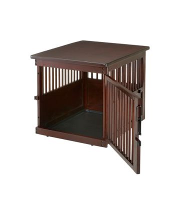 Image showing  1-Door Wooden End Table Pet Crate, Medium, 24 in.