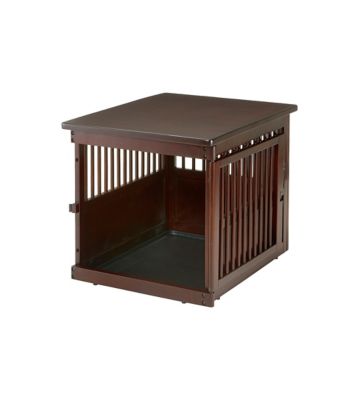 Image showing  1-Door Wooden End Table Pet Crate, Medium, 24 in.