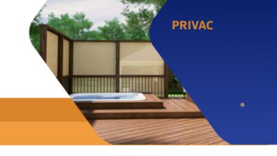 Image showing  6 ft. x 15 ft. Builder's Block 70% UV Fabric Shade, Black