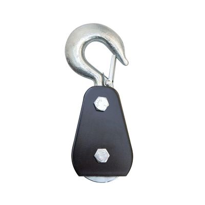 Koch Industries Heavy Hook Block, 3 in. Diameter Sheave, 5/16 in. Max Rope/Wire Diameter