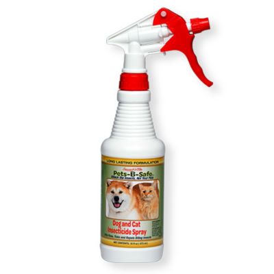 SECURE Pets-B-Safe Flea and Tick Prevention Spray for Dogs and Cats, 16 oz.