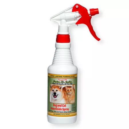 SECURE Pets-B-Safe Flea and Tick Prevention Spray for Dogs and Cats 16 oz. Dog Flea & Tick Sprays Wipes & Powder