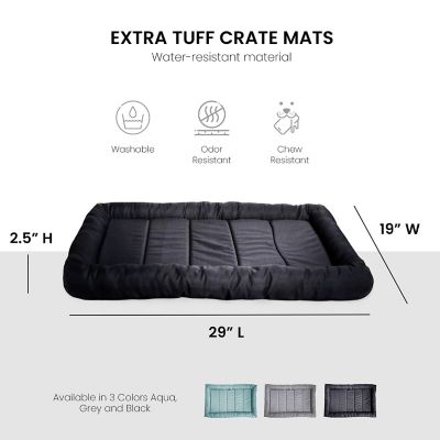 Image showing 1 th Precious Tails Xtra Tuff Chew and Water-Resistant Dog Crate Mat