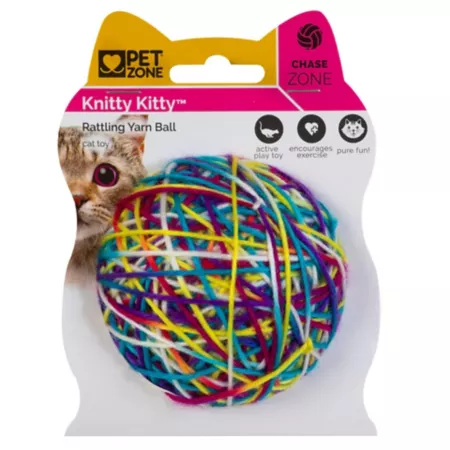 Pet Zone Wool Ball Cat Toy Cat Toy Balls