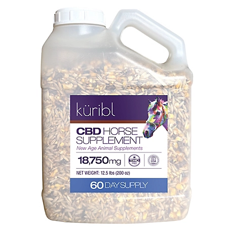 Kuribl CBD Horse Supplement, 60-Day Supply, 12.5 lb.