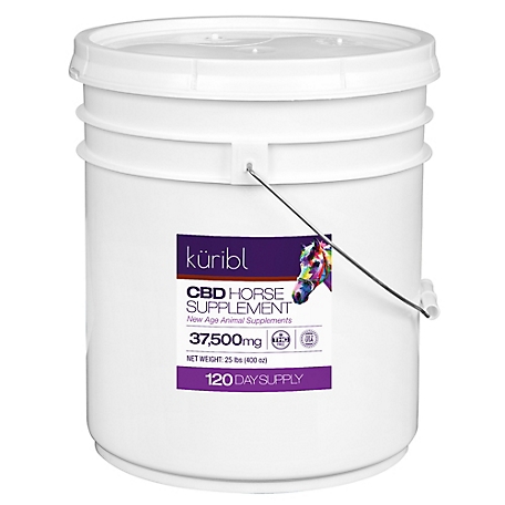 Kuribl CBD Horse Supplement, 120-Day Supply, 25 lb.
