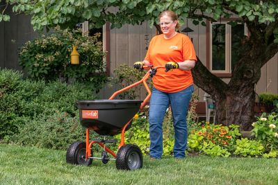 Image showing  110 lb. Capacity 17,500 sq. ft. Push Spreader