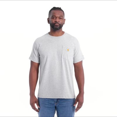 Image showing  Short-Sleeve Force Relaxed Fit Midweight Pocket T-Shirt