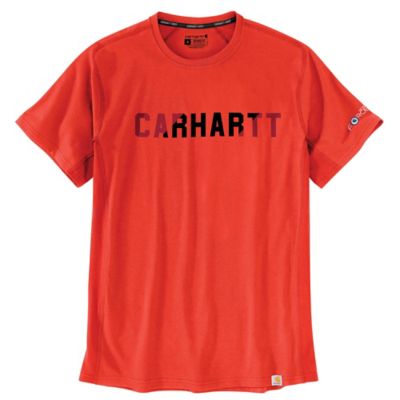 Carhartt Men's Force Relaxed Fit Midweight Graphic Short-Sleeve Base Layer Top