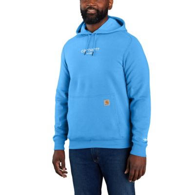 Carhartt Men's Force Relaxed Fit Lightweight Logo Graphic Hoodie, 105569-BLK