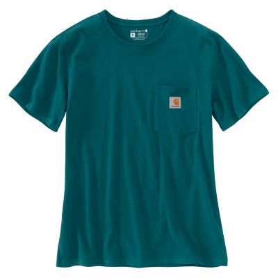 Carhartt Women's K87 Loose Fit Heavyweight Short-Sleeve Pocket T-Shirt, 103067