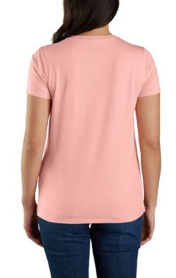 Image showing  Women's TENCEL Blend Relaxed Fit Lightweight Floral C Graphic Short-Sleeve T-Shirt