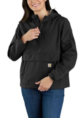 Image showing  Women's Rain Defender Loose Fit Lightweight 1/2-Zip Packable Anorak