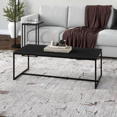 Hudson&Canal Boone Wide Rectangular Coffee Table, 47.25 in.