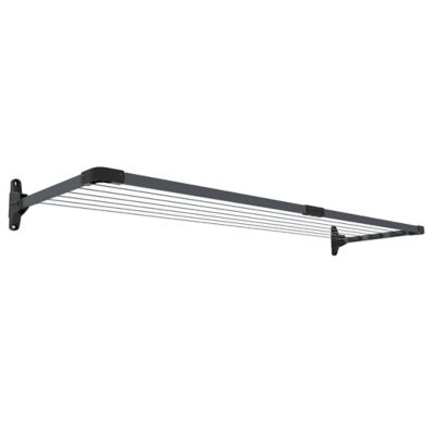 Image showing  Fold-Down Slim Fold Clothesline, Gray