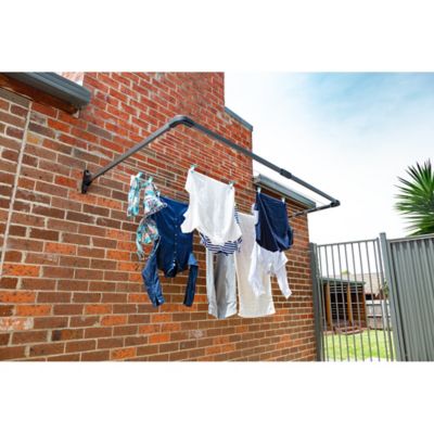 Image showing 5 th Daytek Fold-Down Slim Fold Clothesline, Gray