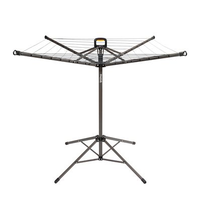 Daytek Portable Clothesline, Asteroid Pearl, 60.2 x 60.2 x 43.3in.