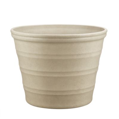 GroundWork 7.44 gal. Sunbleached Chenoa Decorative Planter, 17.75 in.