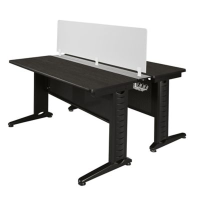 Regency Fusion 48 x 24 in. 2 Person Bench Workstation with Privacy Panel AG