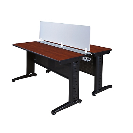 Regency Fusion 48 x 24 in. 2 Person Bench Workstation with Privacy Panel CH